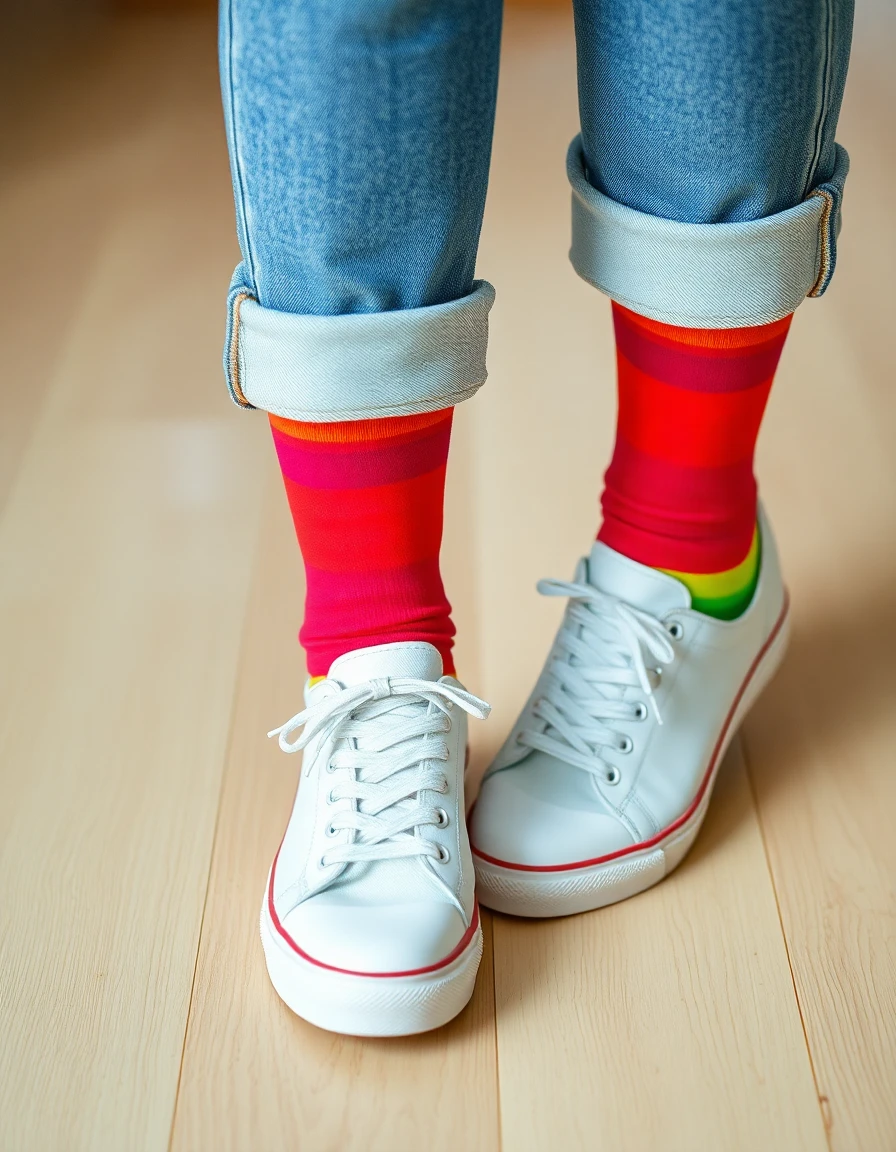 6 formas de usar meia colorida com classe capa